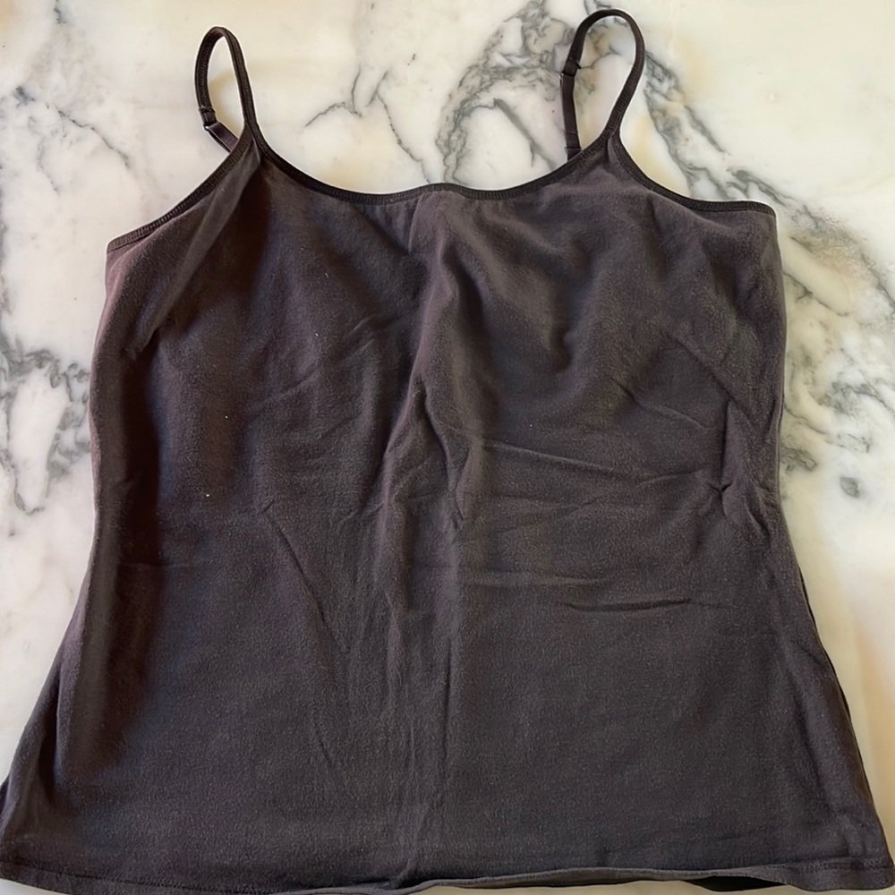 Tank top with built-in bra